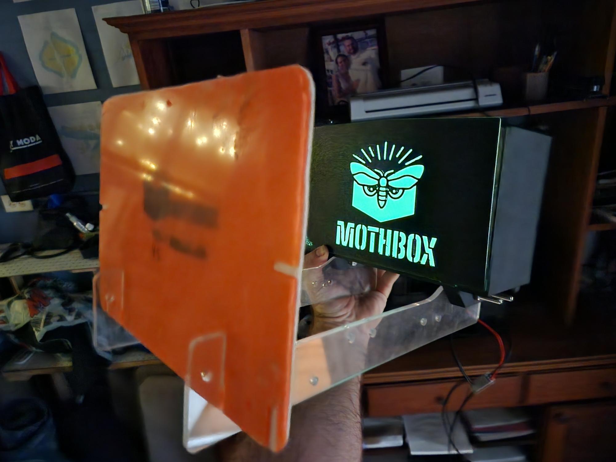 Picture of our most recent design for v5 of the Mothbox
