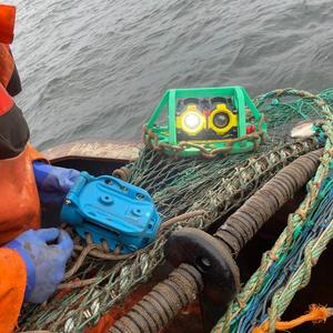 SeaSensor and CatchCam attached to a commercial fishing vessel for ocean data collection
