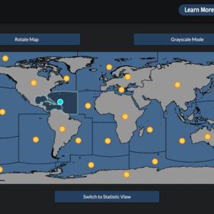 Screenshot of FishSounds.net map view